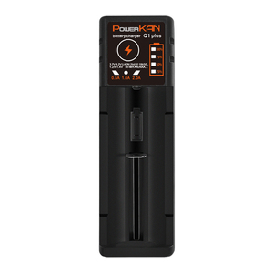 Q1-A 18650 USB arayüzü çok fonksiyonlu pil şarj cihazı Li-ion Ni-MH AA/AAA 12V voltaj için 1 yuvalı akıllı şarj cihazı - Product Image 5