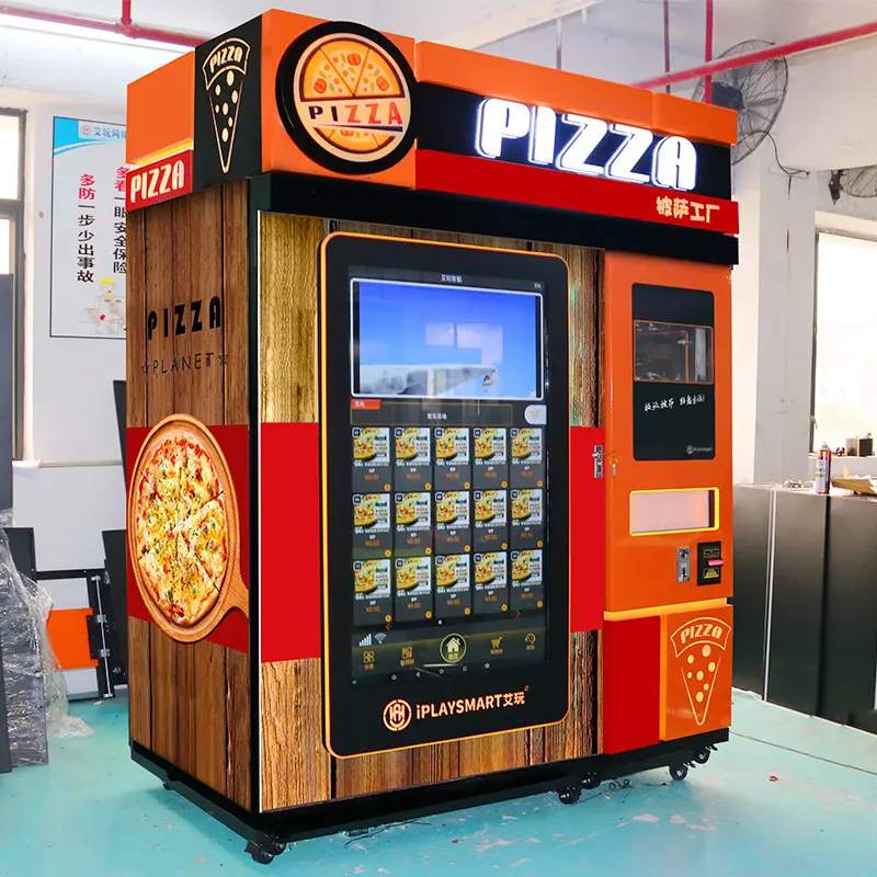 Máquina Expendedora de pizza saludable, fabricante de máquinas expendedoras de pizza, piestro Francia, Europa, venta de carros de comida móviles