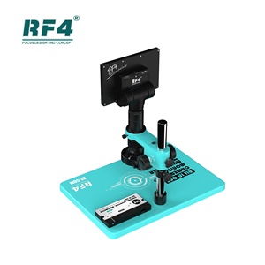 RF4摄像机显示器集成单目7-50X变焦C安装镜头显微镜，带万用表功能显微镜 - Product Image 4