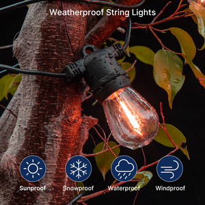 <strong>S14</strong> <strong>LED</strong> String Light Bulb E26 RGB Red Green Blue 5W 100LM Decorative Lighting Outdoor Party Light Fun Waterproof Wholesale - Product Image 5