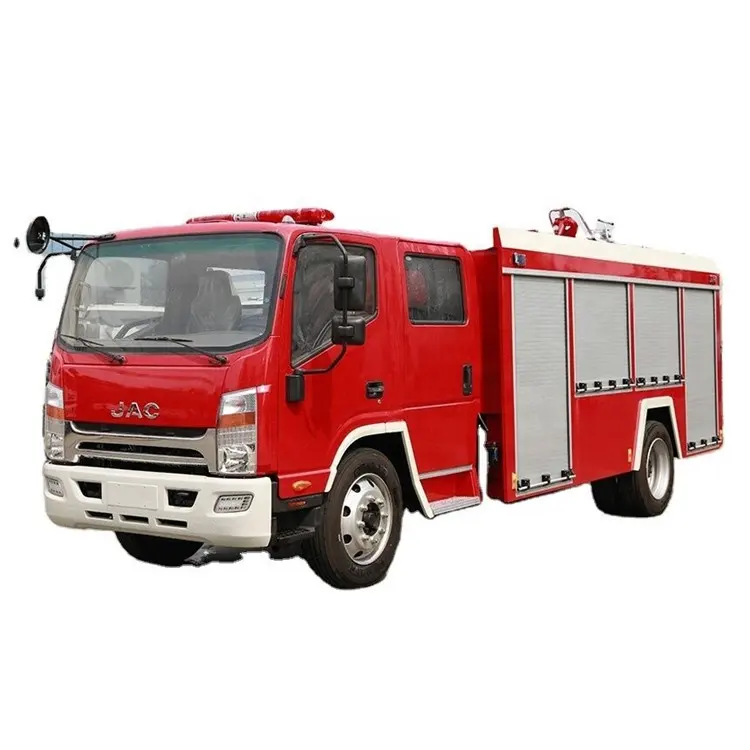 JAC Isuzi-camión de bomberos pequeño, cañón de agua/camión de rescate, en venta