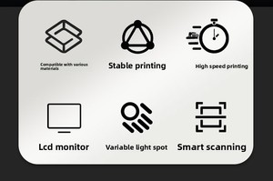 Nuovo stato automatico SLA 3D stampante Laser carbonio resina per colata dentale e prodotti industriali con pregevole fattura - Product Image 5