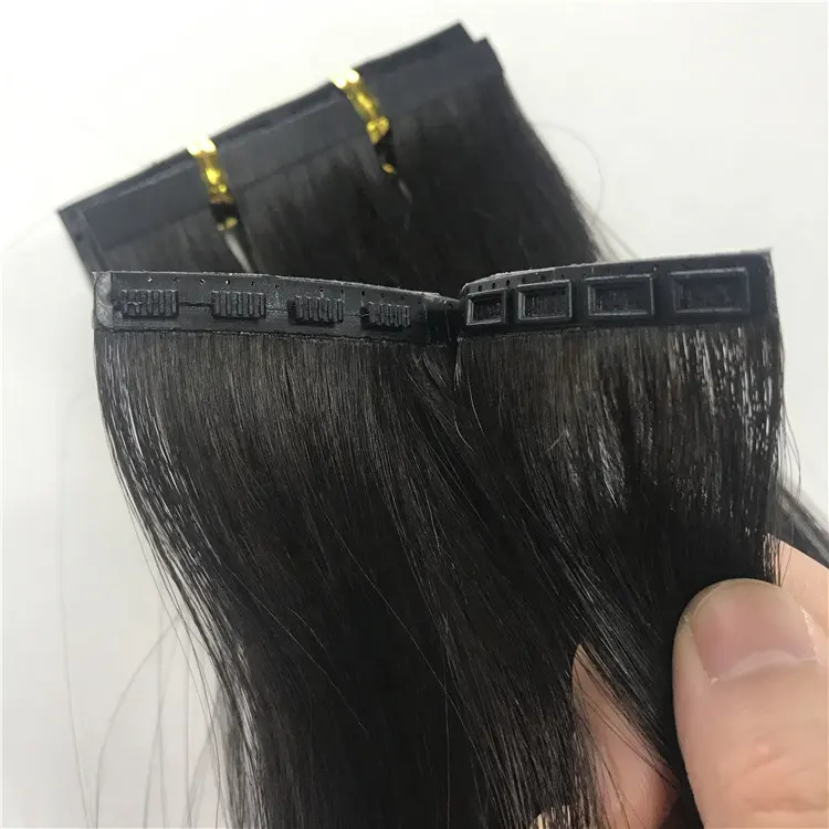 Genleelai New Popular Hair Snap Fastener Weft Clip Button Hair Extension