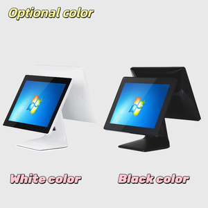 <strong>Multi</strong> <strong>Function</strong> Dual Screen <strong>Pos</strong> System 15 Inch+9.7&quot; or 15&quot; Capacitive Touch Screen All in One <strong>Pos</strong> Terminal Desktop Cash Register - Product Image 2