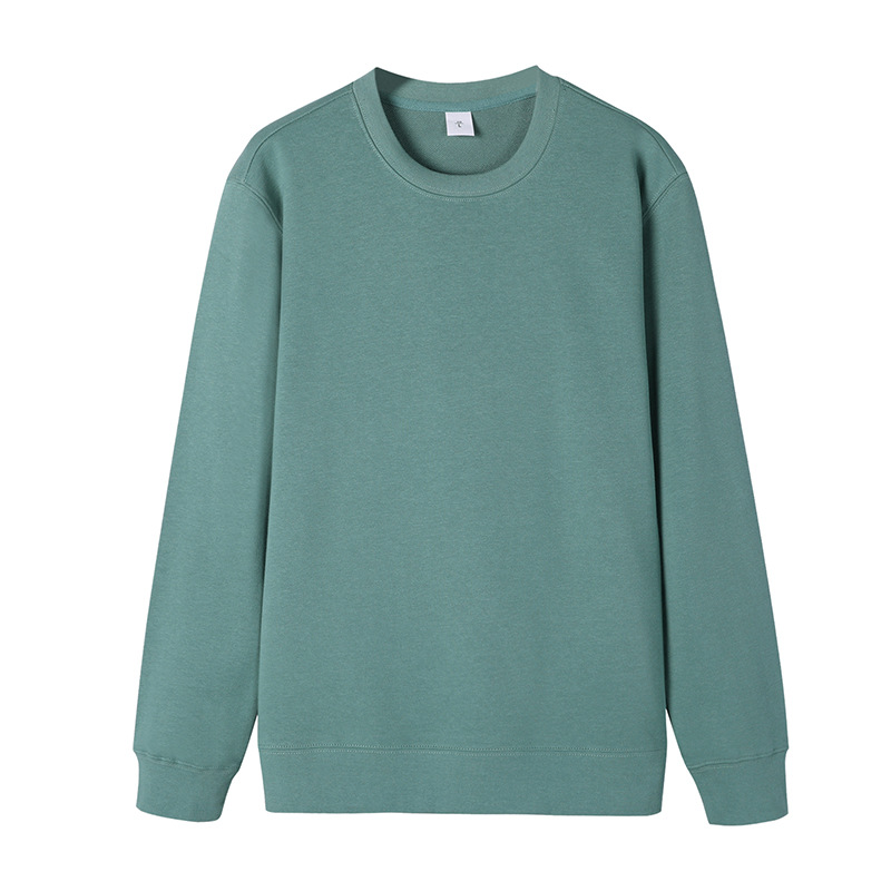 Crew neck gray green