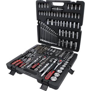 Комплект инструментов 1/4 "+ 3/8" + 1/2 "CHROMEplus, 216 шт. - Product Image 1
