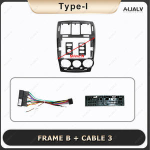 HYUNDAI GETZ için Aijia klasik araba ses Dash kitleri çerçeve 2004-2006 9 inç DVD Stereo radyo Dash kafa ünitesi navigasyon paneli - Product Image 5