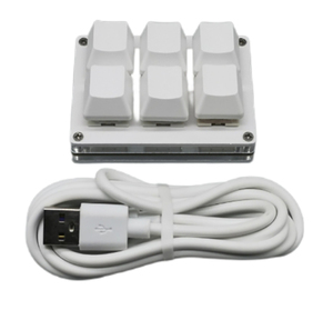 Wired Mini 6-<strong>Key</strong> <strong>Keyboard</strong> Mechanical Gaming <strong>Keyboard</strong> 6 <strong>Key</strong> RGB Programming <strong>Keyboard</strong> for Windows Mac IOS Android - Product Image 4