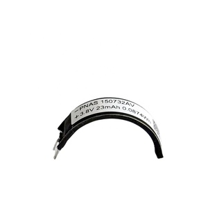 Pnas Tùy Chỉnh Mô Hình 160729 130620 130625 3.7V Siêu Mỏng Linh Hoạt Arc Thông Minh Mặc Vòng Bán Rắn Nhà Nước Licoo2 Cathode Pin - Product Image 1