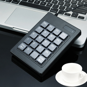 Teclado numérico con cable USB para computadora de escritorio financiera Oficina Nuevo Mini teclado numérico externo Multimedia
