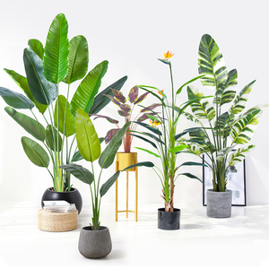Haihong人工植物メーカー新モデル偽植物人工鳥パラダイスパームコーヒーショップ用 - Product Image 2