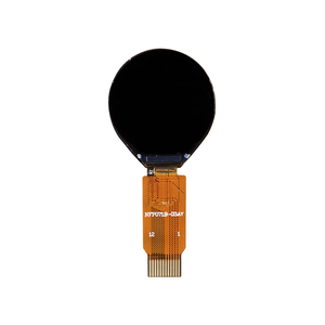 Super Mini 0,71 pulgadas 160*160 SPI pequeño redondo TFT LCD Módulo de pantalla 0,7 pulgadas 12 pines GC9D01 pantalla LCD Circular Panel táctil personalizado - Product Image 2