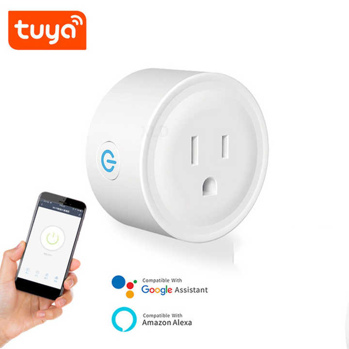 Timing Function Socket US 10A Smart Plug US Wifi American Outlet for Alexa Google Home Tuya Smartlif