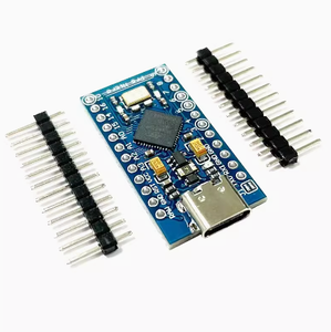 Yeni ve orijinal Pro mikro mikrodenetleyiciler geliştirme devre kartı modülü ile mikro/Mini/tip-c USB ATmega32U4 5V/16MHz IC çip