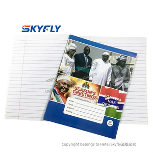 A5 Schulheft Recycling papier Schüler bücher Notizbücher Hochwertige kunden spezifische Übungs hefte - Product Image 2
