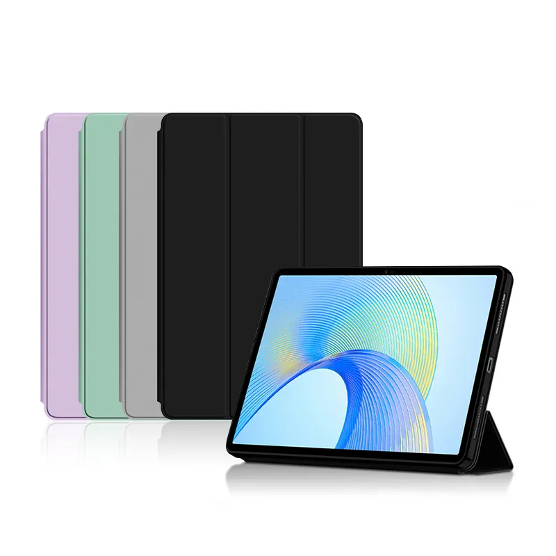Casing untuk Huawei Honor Pad X9 casing Tablet tri-folding Stand PU kulit penutup untuk Honor Pad X 9 X9 2023 ELN-W09 11.5 "casing Tablet