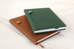 A5 Size Leather Cover Custom Logo <strong>Insertable</strong> Phone and Pen <strong>Notebook</strong> - Product Image 6