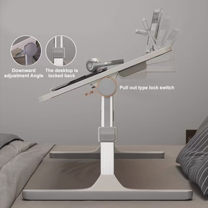 Portable MDF Foldable Height Adjustable <strong>Lap</strong> Desk Convertible Revolving Small <strong>Computer</strong> <strong>Table</strong> <strong>for</strong> Laptop Tilting Bed Lazy <strong>Computer</strong> - Product Image 6