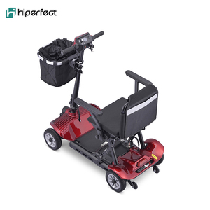 CE ile yetişkinler için yeni 250w 24V 8 inç 4 tekerlekli hareketlilik Scooter katlanır ayrılabilir kompakt hareketlilik - Product Image 3