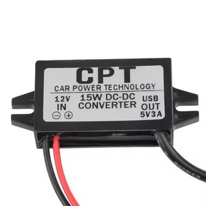 DC 12V до 5V 3A 15W Тип USB выходной адаптер питания DC Модуль преобразователя - Product Image 2