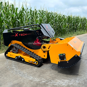 Trong kho Giao hàng nhanh 800mm 1000mm cỏ cắt Zero lần lượt điều khiển từ xa Crawler flail Máy cắt cỏ để bán - Product Image 1