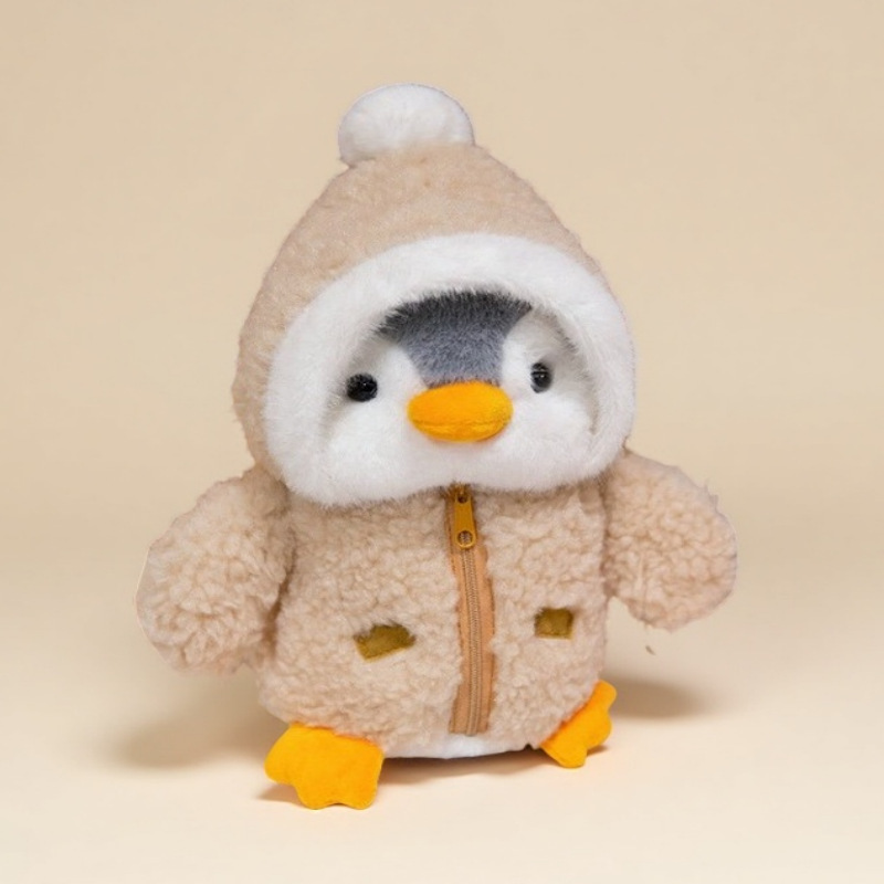 Brown cross-dressing penguin