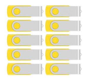 ABLAZE USB 2.0闪存驱动器10包64GB Pendrive Zip驱动器大容量u盘挂绳旋转拇指电脑时尚笔设计数据存储 - Product Image 2