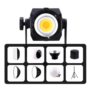 ไฟ LED 500III 300วัตต์สำหรับถ่ายวิดีโอ3200-5500K ไฟถ่ายภาพรีโมทคอนโทรลกรอบโลหะต่อเนื่อง