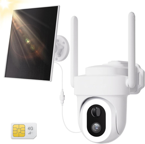 Zhongdun ไม่มี WiFi LTE การรักษาความปลอดภัยทางเซลล์กล้องไร้สายพลังงานแสงอาทิตย์ 4G กลางแจ้งพร้อมซิมการ์ดและกล้องแบตเตอรี่ PTZ 2K - Product Image 1