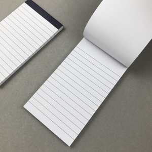 Bloc de notas de libro de borrador de línea Horizontal A6 A7, papel de nota grueso de 80g, Bloc de notas personalizado de 25/50 hojas para uso en la oficina - Product Image 4