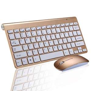 Modo dual 2,4G mini USB inalámbrico Bluetooth Teclado de computadora y mouse Combo Set para Notebook Laptop Mac PC de escritorio - Product Image 6