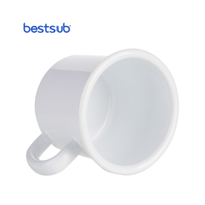 BestSub 12oz 360ml Wholesale <strong>Best</strong> Quality Approved Colored Enamel <strong>Cups</strong> Camping Sublimation Mugs for Printing - Product Image 2