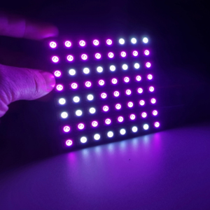 Ws2812 5V 5050 RGB Flexibles Pixel-LED-Matrix-Panel 16*16 256-Pixel-LED-Display mit App Control Copper Body Switch-Modus