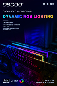 OSCOO RGB RAM DDR4 4GB 8GB 16GB 32GB 3200MHz Desktop-Computersp eicher mit Kühlkörper LONGDIMM 288Pin Factory Wholesale - Product Image 5