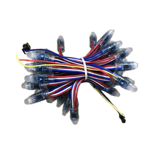 12 мм умный светодиодный пиксельный модуль WS2811 SM16703 RGB светодиодный 12 В струнный светильник с IP65 для ландшафтных рождественских украшений