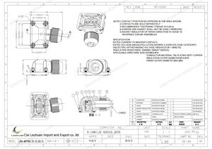 LECHUAN Premium kalite 4P küçük su geçirmez I/O kiti dikdörtgen kodlayıcı fiş 1674320-1 erkek mikro Servo Motor konektörü - Product Image 4