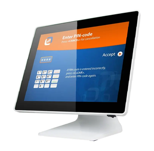 4+128g 15 Single Screen Pos Machine All in One Capacitive Windows Pos Terminal Cash Register POS System - Product Image 1