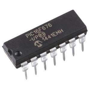 PIC16F676-I/P微控制器-嵌入式系统用8位DIP-14微控制器 - Product Image 1