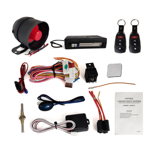 Universal One Way Prestige Car Alarm System 12V Auto Anti-hijack Car Security System With Anti-Hijacking Button - Product Image 5