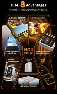 High-end 12th 13th Gen Intel Core I5 I7 12450H 12650H 13620H DDR4 SSD işlemci USB4.0 Wifi 6.0 BT5.2 Win 11 için masaüstü Mini PC - Product Image 2
