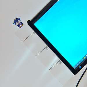自粘电脑显示器便笺留言板顶部侧面安装办公用便笺夹 - Product Image 5