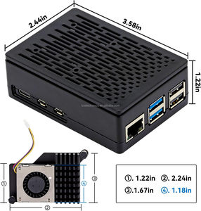 Raspberry Pi 5 8GB Basic Kit mit Pi 5 8GB Board, Pi 5 ABS Case und Active Cooler 8GB - Product Image 5