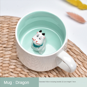 饮具超可爱高品质创意陶瓷杯牛熊猫19款立体动物<span class=keywords><strong>3D</strong></span>咖啡杯