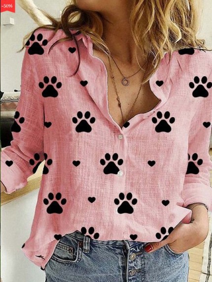 dog paw pink
