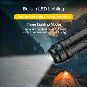GF-918 2025ปากกาเติมได้ USB-C ชาร์จไฟบิวเทนเจ็ทเปลวไฟคบเพลิงนำแสงสว่างสำหรับตั้งแคมป์ - Product Image 3