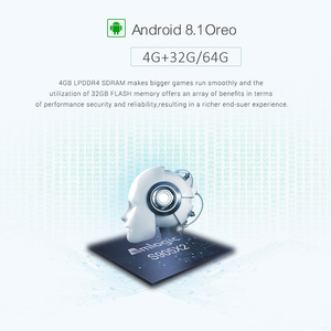 X10 PRO Quad-core set-top box Android 8.1 ใหม่ที่ดีที่สุด Android TV Box