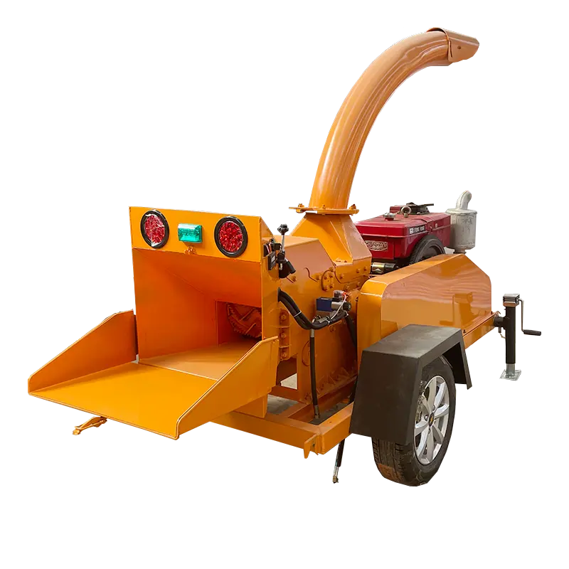 Fabrieksprijs 7 Inch Houtversnipperaars Te Koop Boomtak Crusher Elektrische Start Chipper Shredder Groen