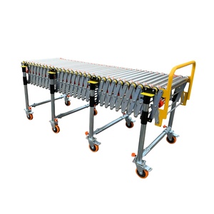 Flexible Roller Conveyor Line <strong>Loading</strong> <strong>Unloading</strong> Box with Power 30kgs Cardboard Box Transfer Conveyor for Manufacturer - Product Image 1