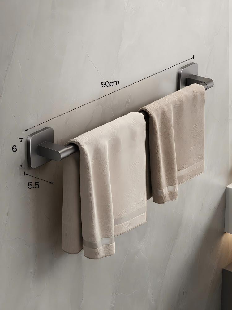 Gris graphite - Barre simple 50 cm, version standard