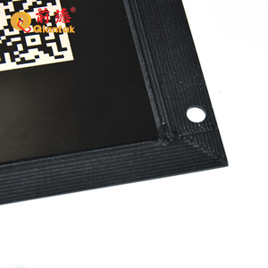 Бесплатный образец пользовательского QR-кода кард-ридер переключатель акриловый сенсорный экран панель управления горячим тиснением Поверхности пластиковая печать этикетка - Product Image 4